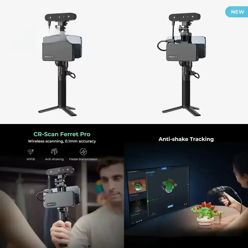 Handheld 3D Scanner High Precision - Professionele 3D-scanner voor 3D-scanapparatuur, hoge precisie,