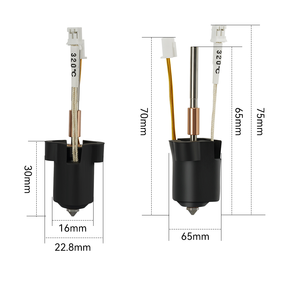 Voor Creality K1/K1C/K1 Max Ho - High Flow Ceramic Hotend recensie en prijs
